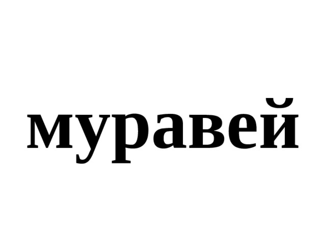 муравей 