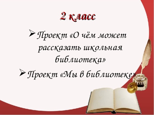 О чем может рассказать школьная библиотека 2 класс проект по литературному чтению