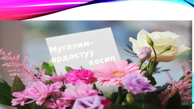 Мугалим-ардактуу  кесип 