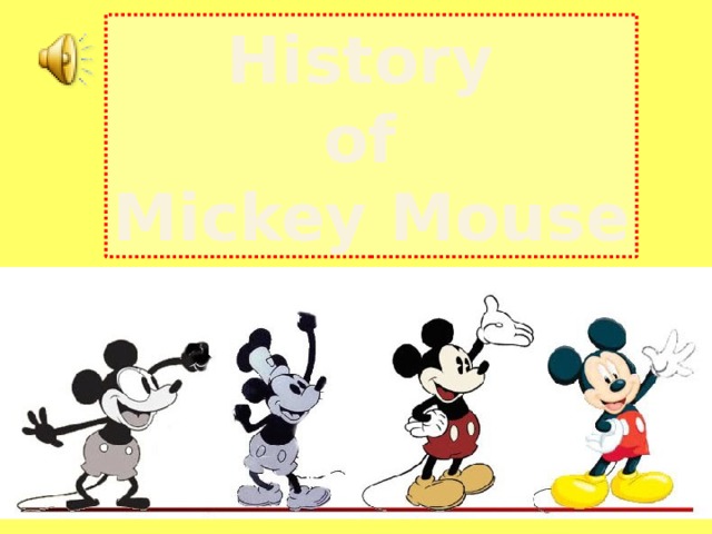 History of Mickey Mouse