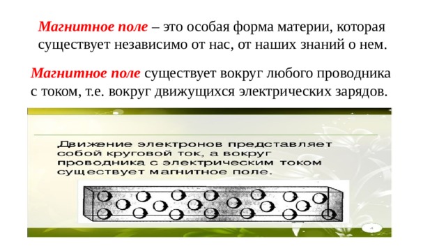 Магнитное поле 8 класс физика презентация. Магнитное поле тока-особое форма материй по средствам.