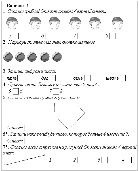 План конспект урока контрольная работа