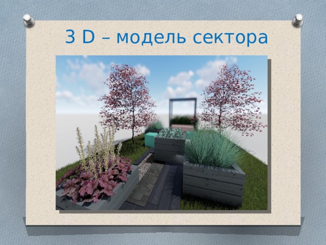 3 D – модель сектора 