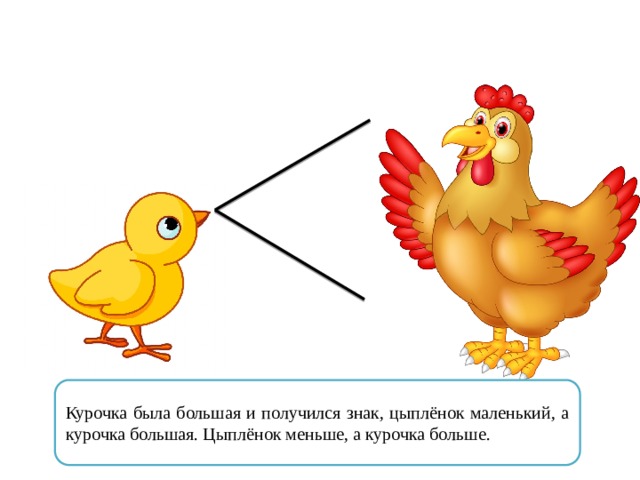 Больше меньше как правильно