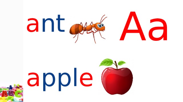 Aa  a nt a ppl e  