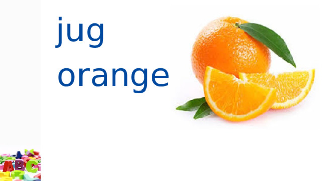 jug  orange  