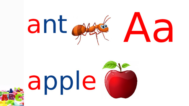 Aa  a nt a ppl e  