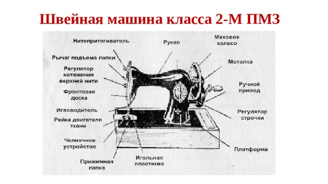 Швейная машина класса 2-М ПМЗ 
