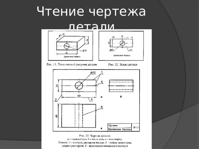 Чтение чертежа детали