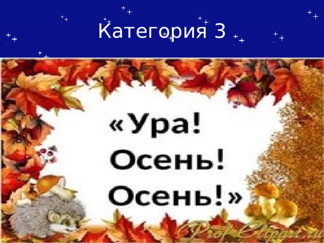 Категория 3 