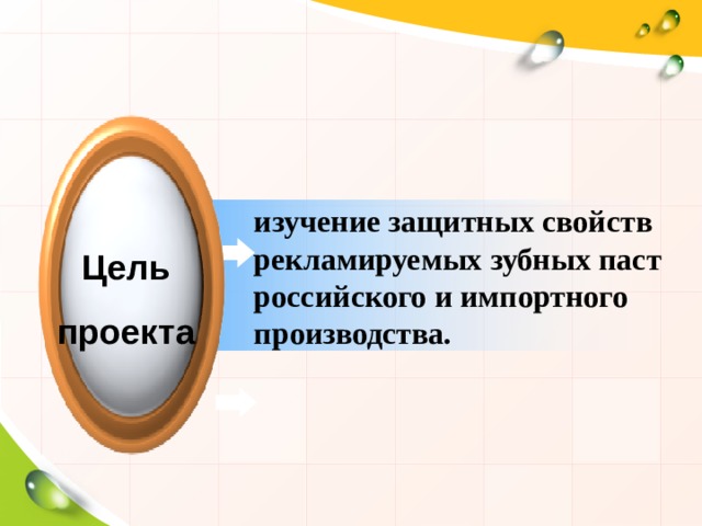 Исследование защитных свойств зубных паст проект