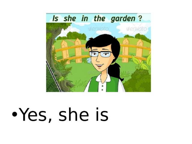 Yes, she is 