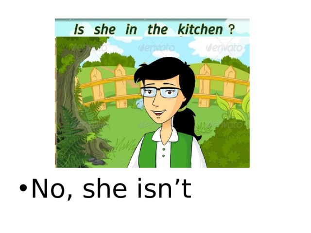 No, she isn’t 