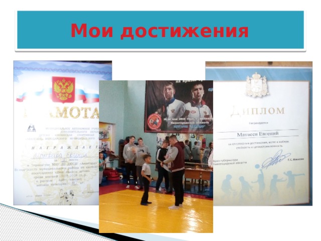  Мои достижения 