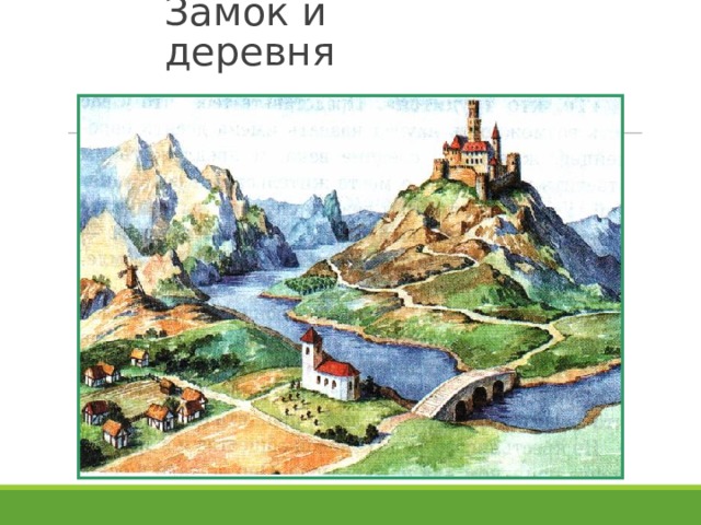 Замок и деревня 