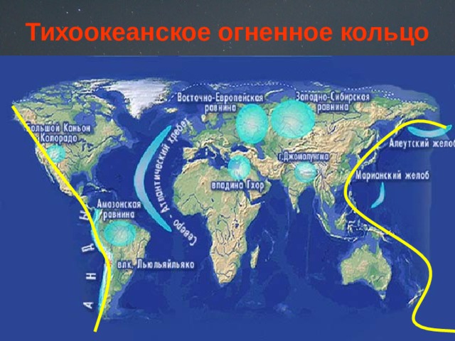 Карта равнин земли