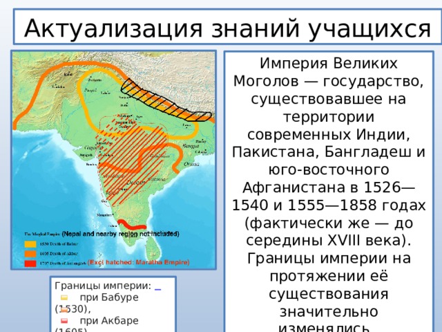 История 8 класс индия