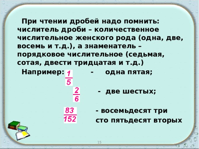 Сто восемьдесят пятый. СТО восемьдесят три. Понятие дроби 5 класс Мерзляк. Одна тридцатая.