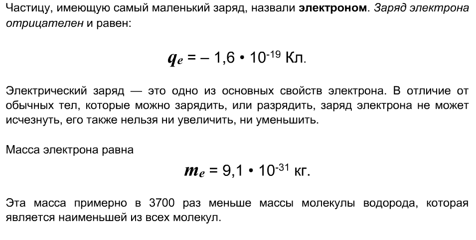 Частица имеющая наименьший положительный заряд