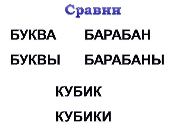 Сравнение букв. Схемы к словам брат брал буквы буква кубик кубики барабаны барабан.