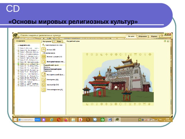 С D   «Основы мировых религиозных культур»