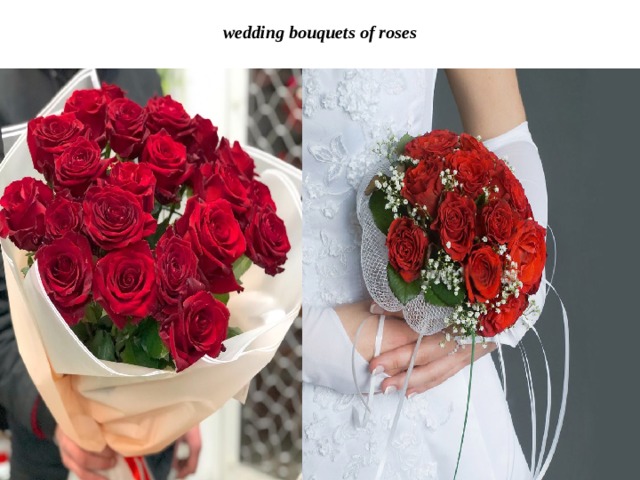 wedding bouquets of roses 