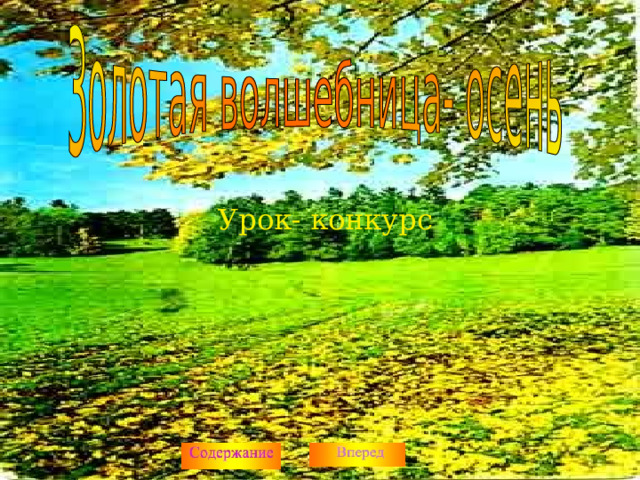 Урок- конкурс  