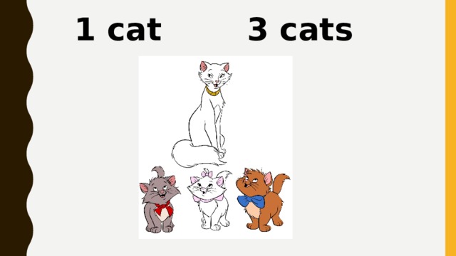 1 cat 3 cats 