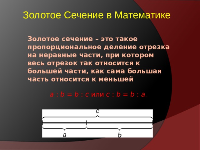 Золотое сечение в проектировании мебели