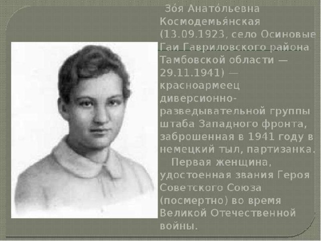 Фото героя с описанием День героев России
