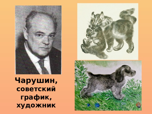 Евгений Чарушин, советский график, художник 