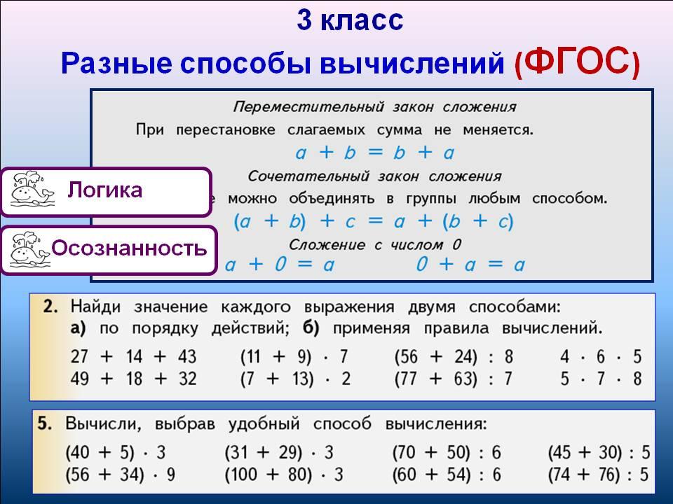 Действия с данными 4 класс презентация