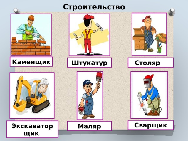 Все профессии жителей