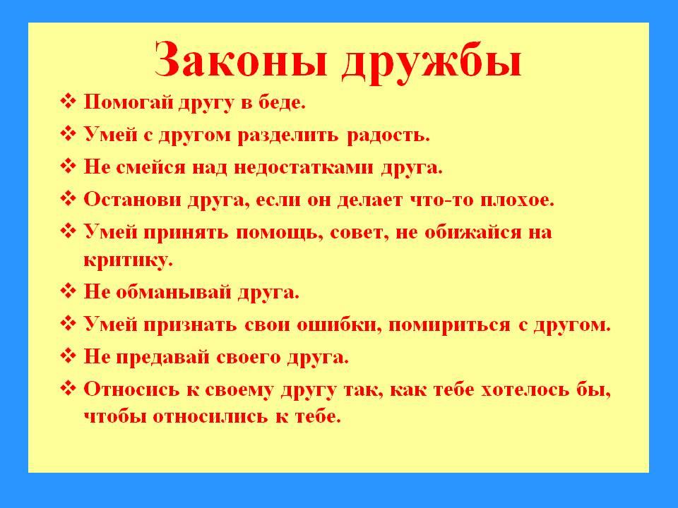 Технологическая карта классный час на тему дружба