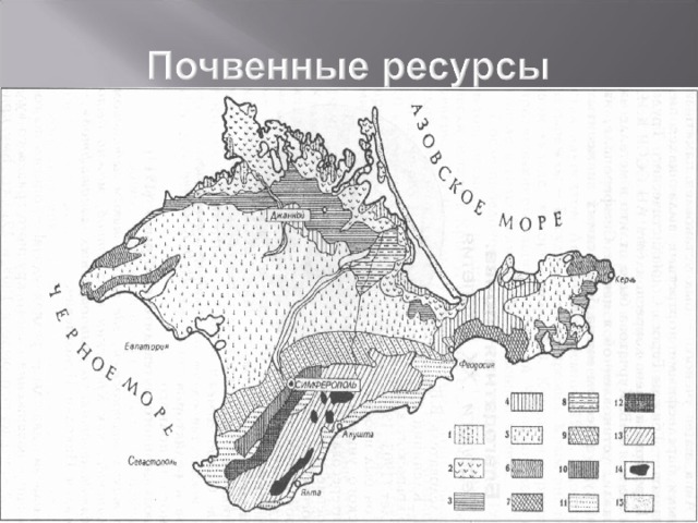 Карта почв крыма и их описание