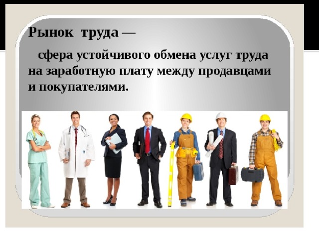 Картинки рынок труда и профессий