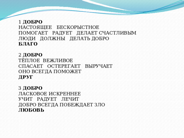 Доброте сопутствует терпение 4 класс конспект урока