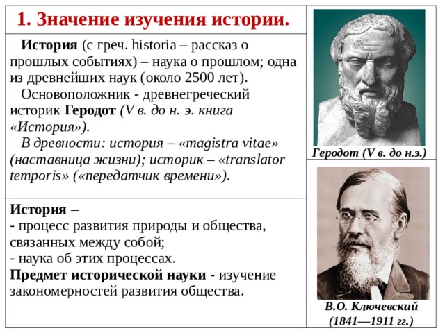Зачем изучать историю презентация