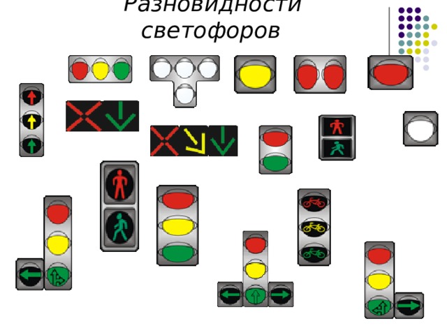 Разновидности светофоров  