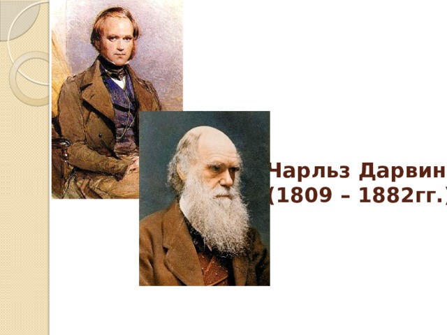 Чарльз Дарвин  (1809 – 1882гг.)
