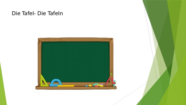 Die Tafel- Die Tafeln    
