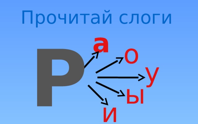 Презентация буквы р