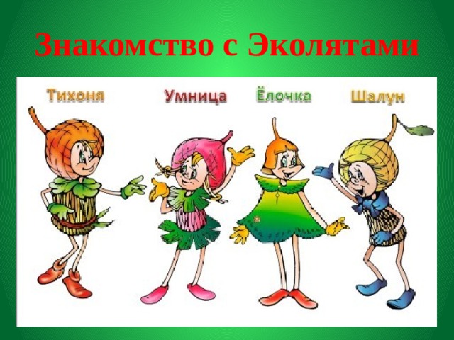 Знакомство с Эколятами 
