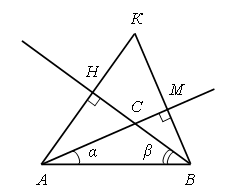 Геометрия прямоугольный треугольник тест
