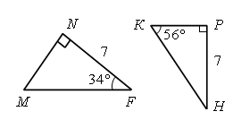 Геометрия прямоугольный треугольник тест