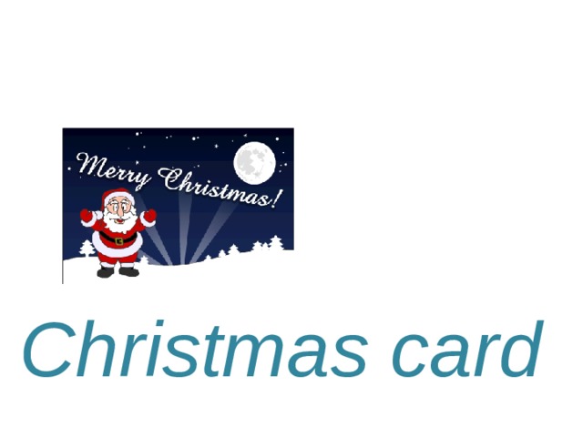 Christmas card 