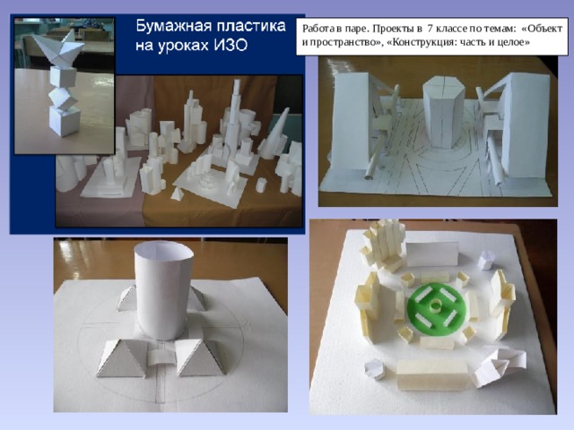 Бумажная пластика 1 класс изо презентация