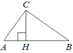 Треугольник АВС высота Ch Ah. На гипотенузу АВ прямоугольного треугольника АВС. На гипотенузу ab прямоугольного треугольника ABC опущена высота Ch, Ah. Высота прямоугольного треугольника АВС опущенная.