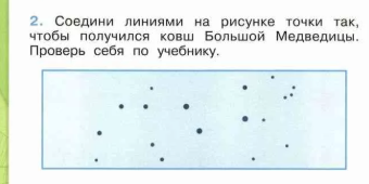 Ковш большой медведицы окружающий мир 1 класс рабочая тетрадь рисунок