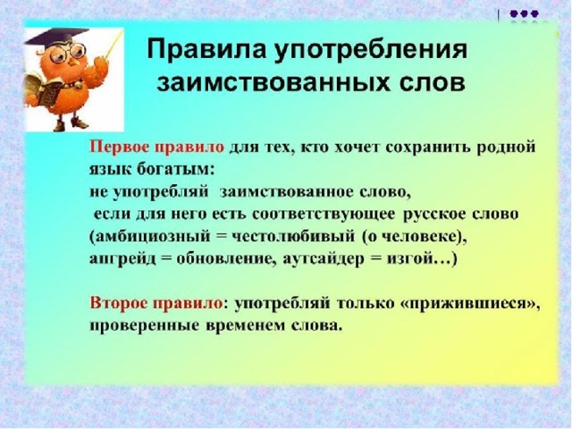 Заимствованные слова 5 класс презентация